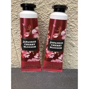 2~Bath and Body‎ Works Japanese Cherry Blossom Hand Cream w/Shea Butter 1fl oz.